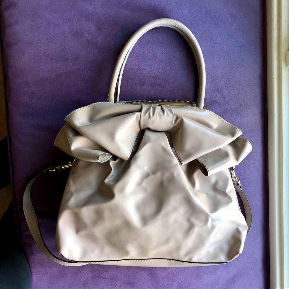 VALENTINO Lacca Bow Dome Satchel - Picture 4 of 8